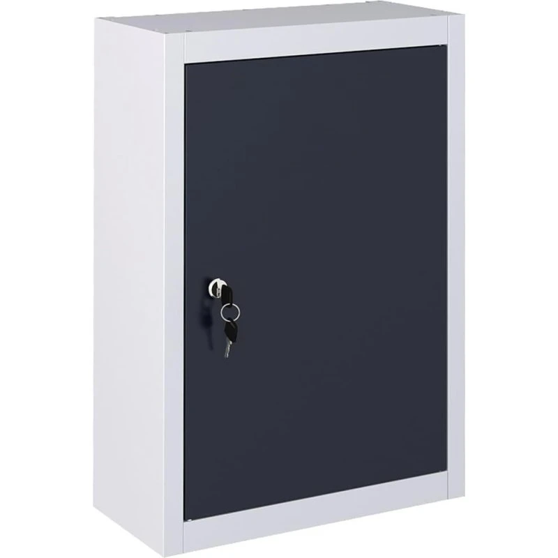 vidaXL vægmonteret værktøjsskab industriel grå/sort