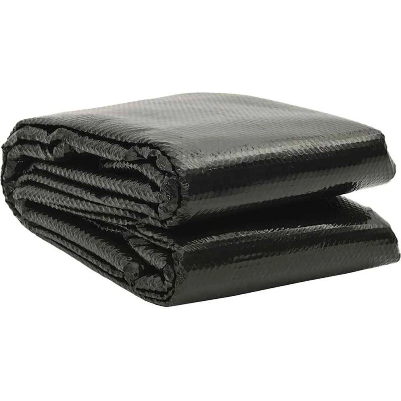 vidaXL poolovertræk 260 x 160 cm PE – sort