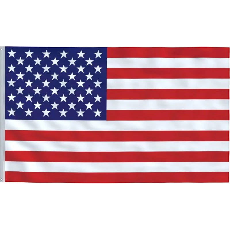 vidaXL Amerikansk flag 90x150 cm