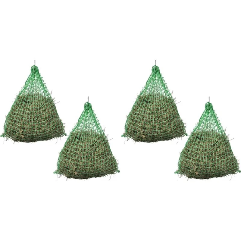 vidaXL hønet 4 stk. rund 1x1 m grøn PP