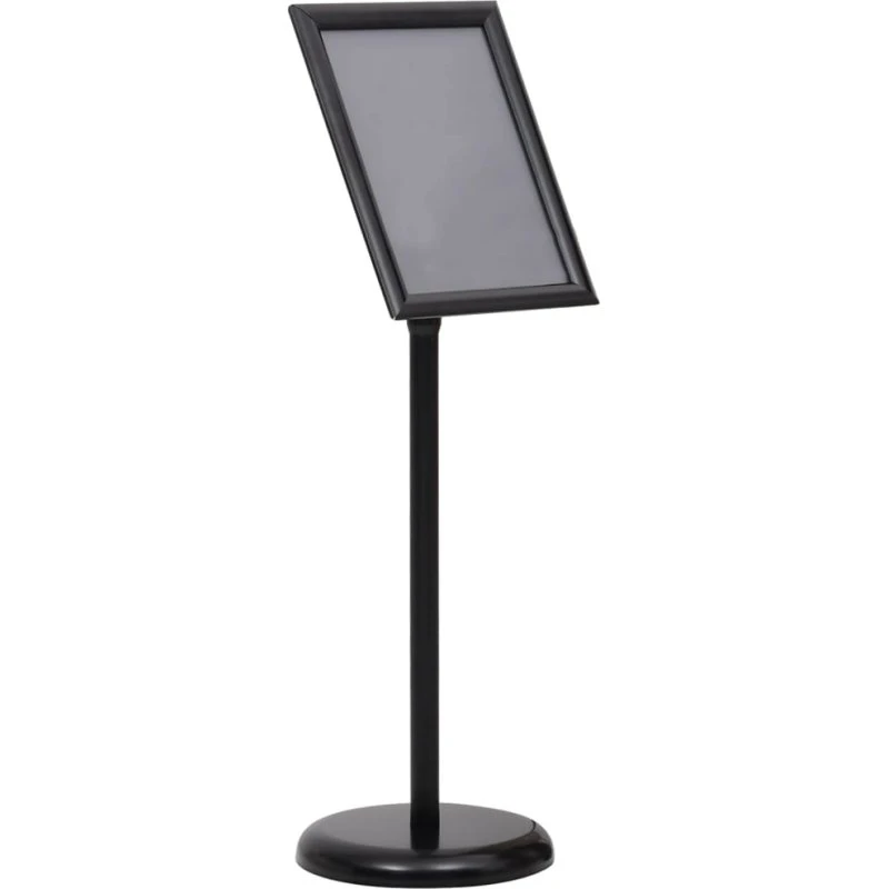 vidaXL plakatstativ A4 i aluminiumslegering, sort