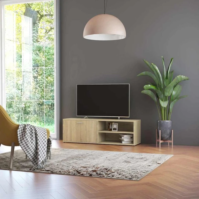 vidaXL TV-bord 120x34x37 cm - Sonoma-eg