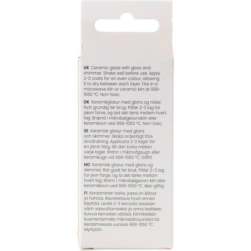 Rusty Nails Prikket Keramikglasur 999-1060°C, 60 ml (dækkende)