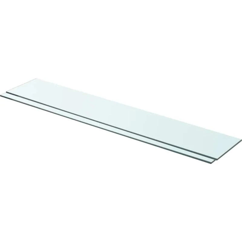 vidaXL 2 stk. glaspanel 90 x 15 cm klar, hærdet glas