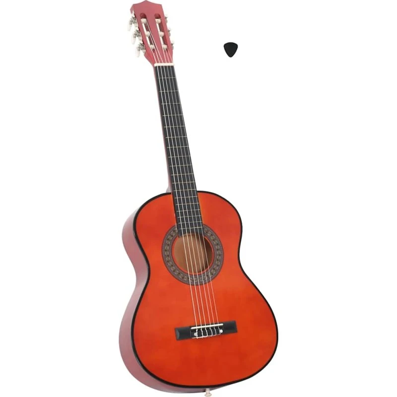 vidaXL klassisk guitar 1/2 (34") i lindetræ
