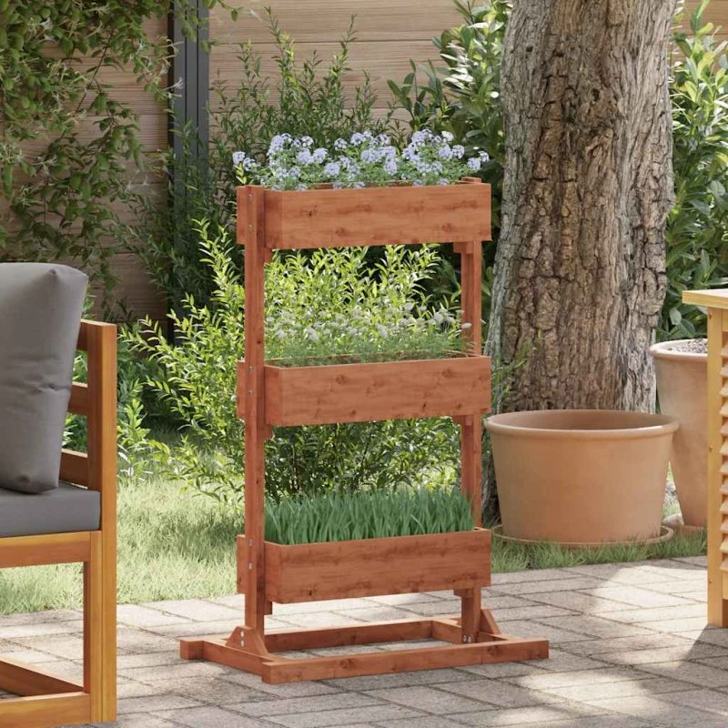 vidaXL plantestativ 52x30x78 cm fyrretræ