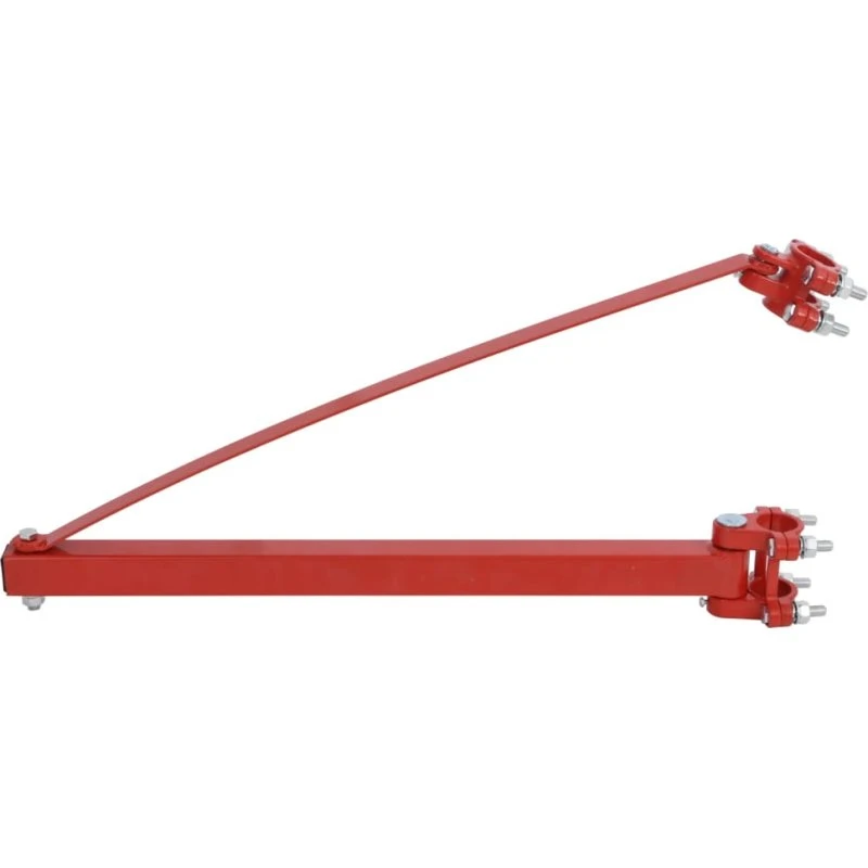 vidaXL hejsestativ 1000 kg – rød stål