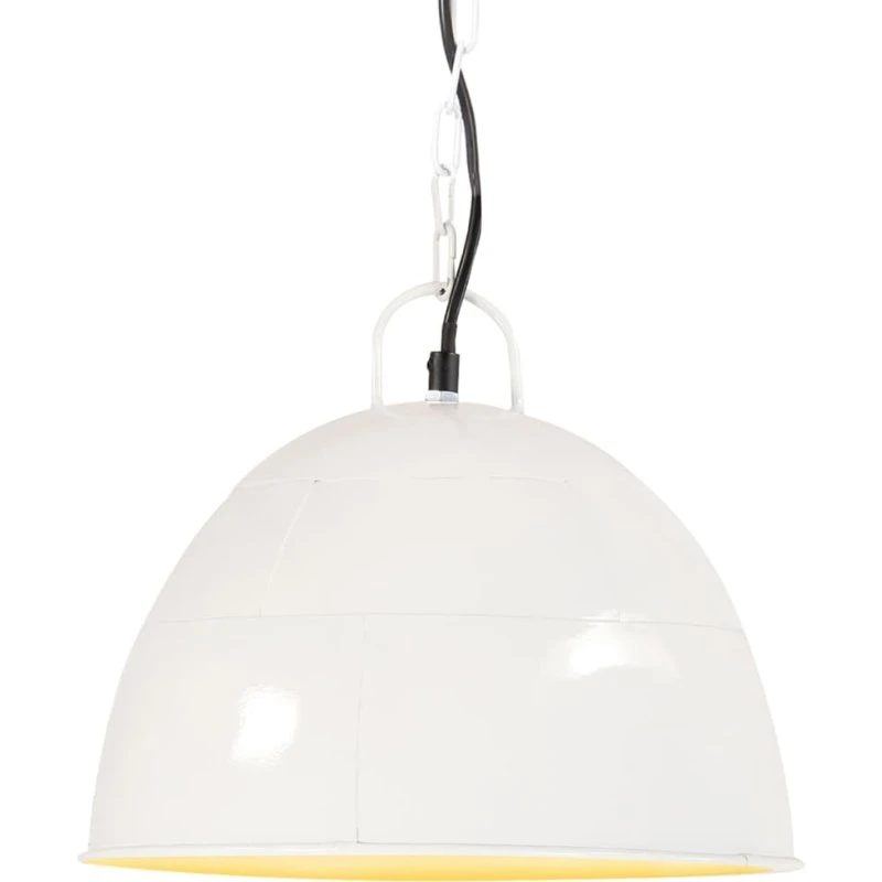 vidaXL industriel vintage hængelampe E27 31 cm hvid