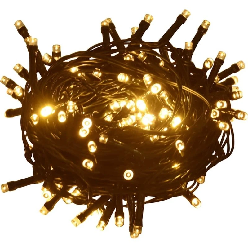 vidaXL lyskæde 2000 LED 200 m IP44 varm hvid