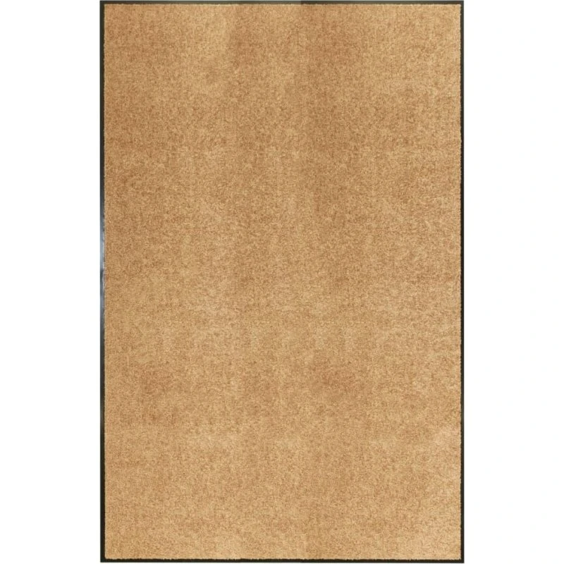 vidaXL vaskbar dørmåtte 120x180 cm – creme