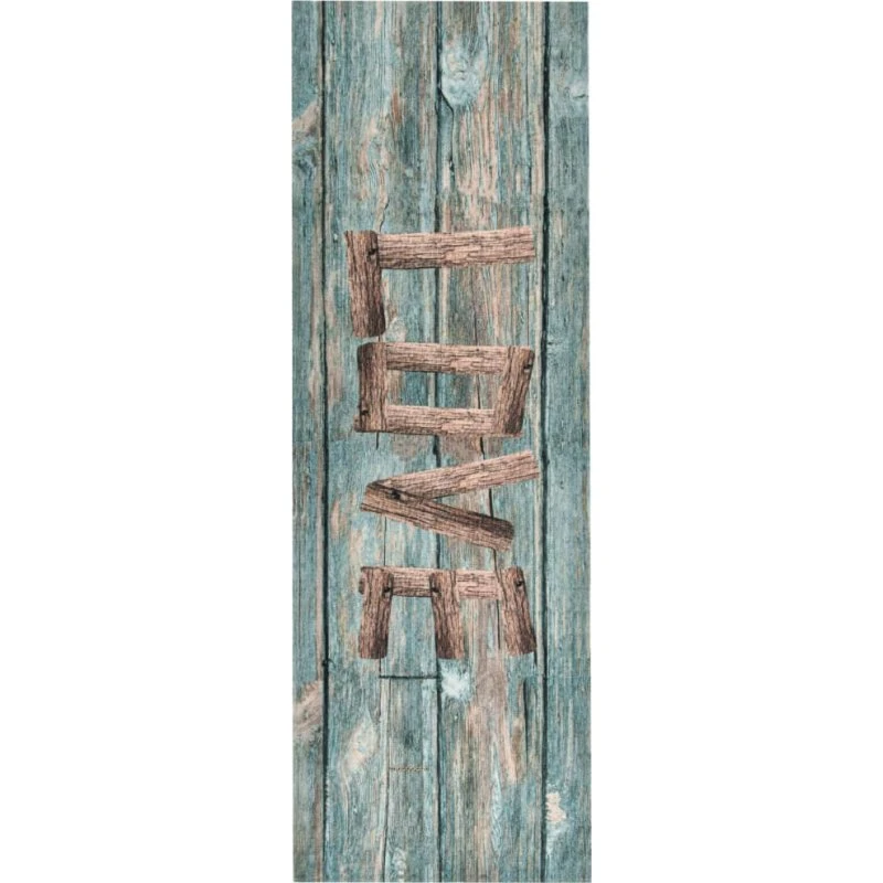 vidaXL vaskbar køkkenmåtte 45x150 cm Love-print