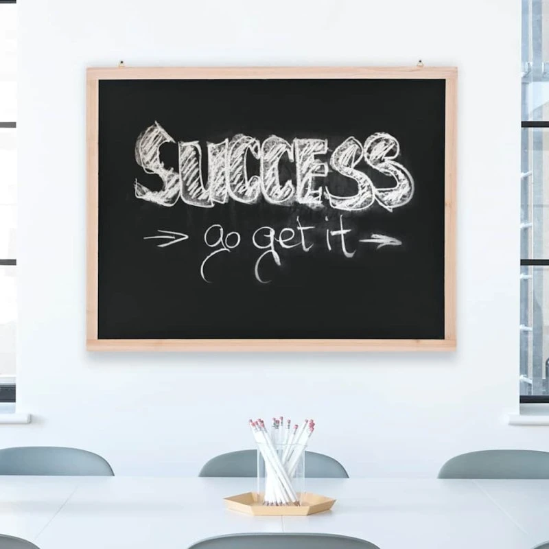 vidaXL vægmonteret tavle i cedertræ 60 x 80 cm