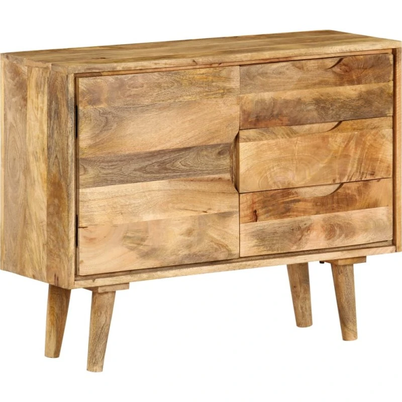 vidaXL skænk 90x30x69 cm i massivt mangotræ