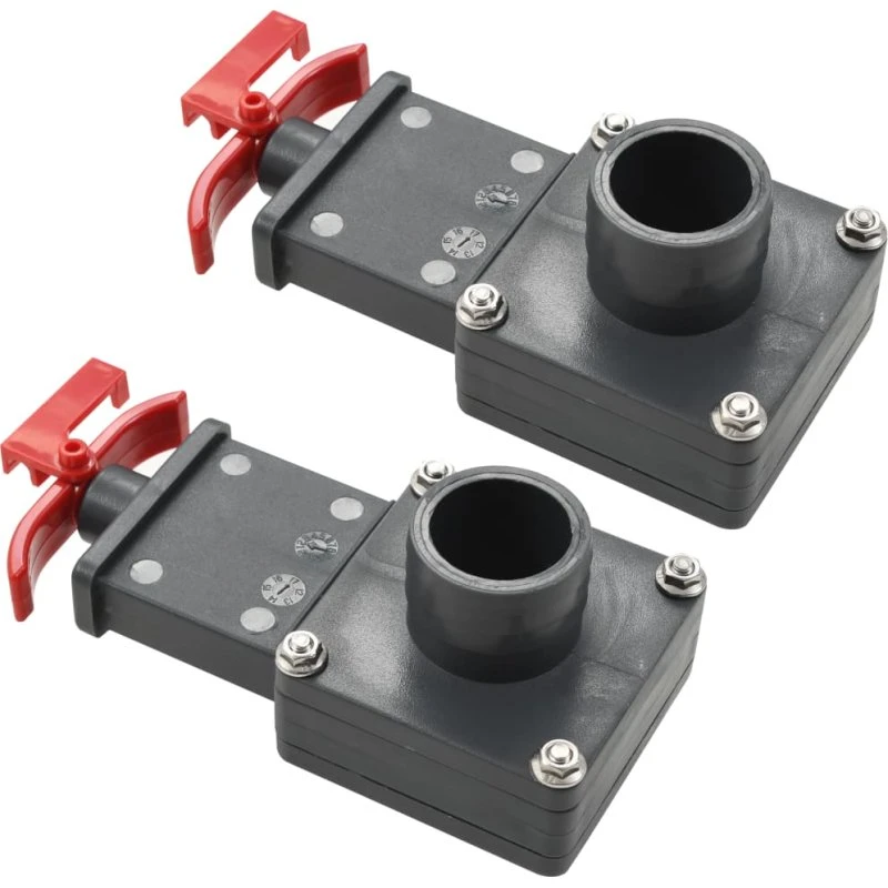 vidaXL portventil til pool 2 stk. 1,5"