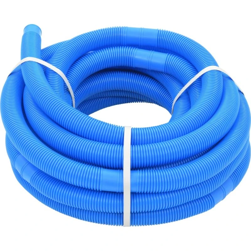 vidaXL poolslange 32 mm x 15,4 m blå (LDPE)