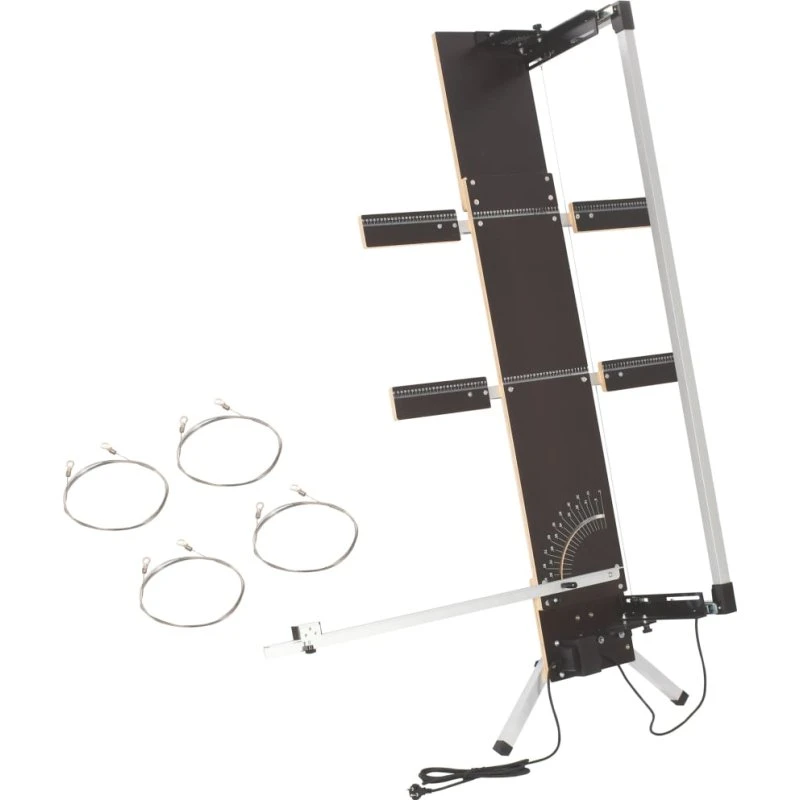 vidaXL skumskærer med ben 200 W – krydsfiner, 137 cm