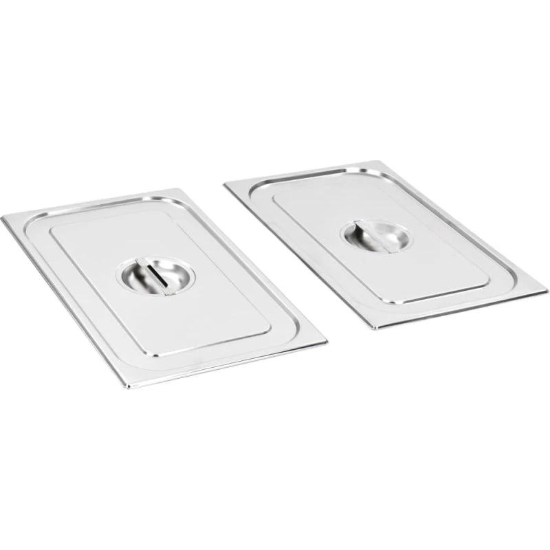 Universal bradepandelåg GN 1/1 i rustfrit stål, 2 stk.