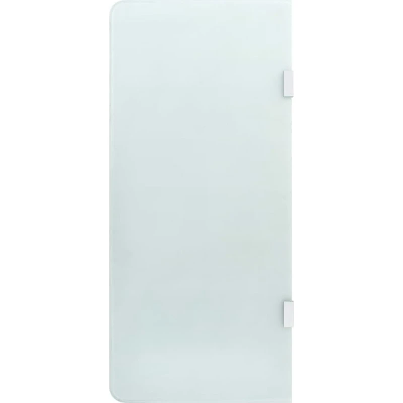 vidaXL vægophængt urinalafskærmning 90 x 40 cm semitransparent hærdet glas