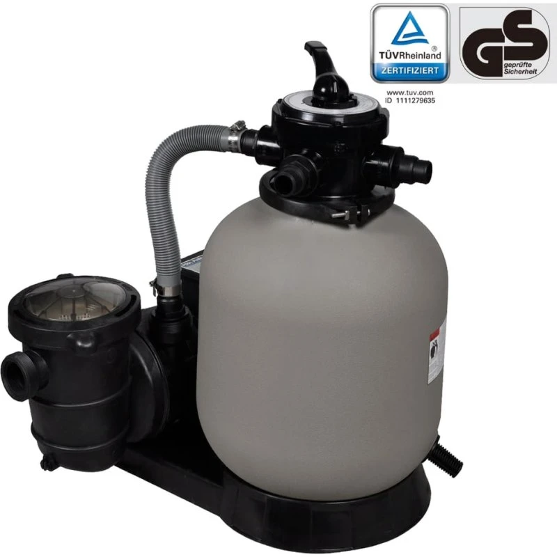 vidaXL sandfilterpumpe 600 W, 17.000 l/t