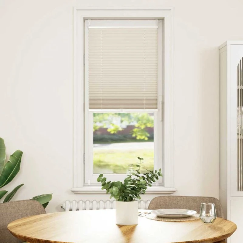 vidaXL plisseret rullegardin 50 x 150 cm - creme