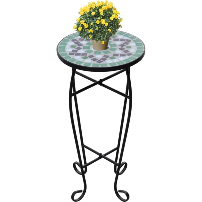 vidaXL plantebord grøn/hvid 30 cm