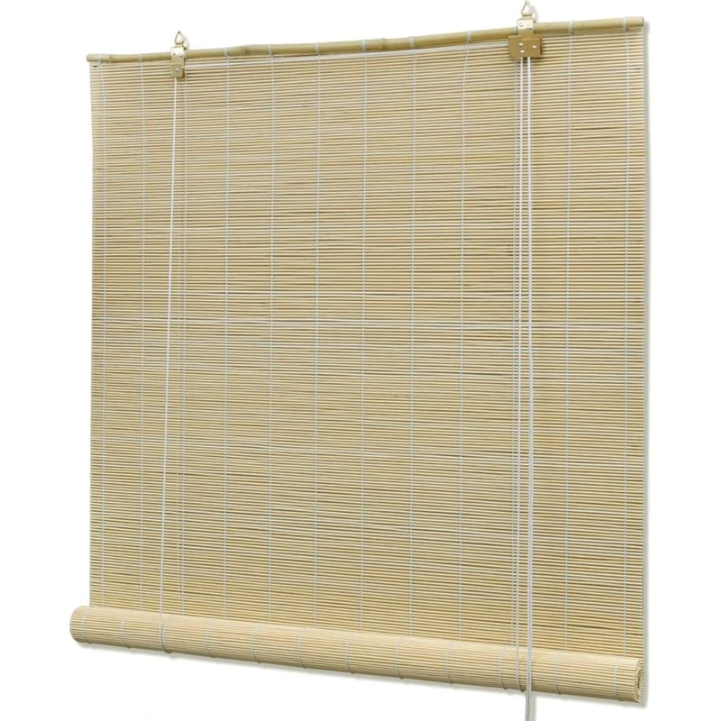 vidaXL rullegardin i naturlig bambus 120x220 cm