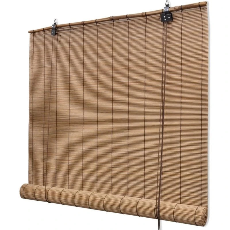 vidaXL rullegardin 120x220 cm bambus brun