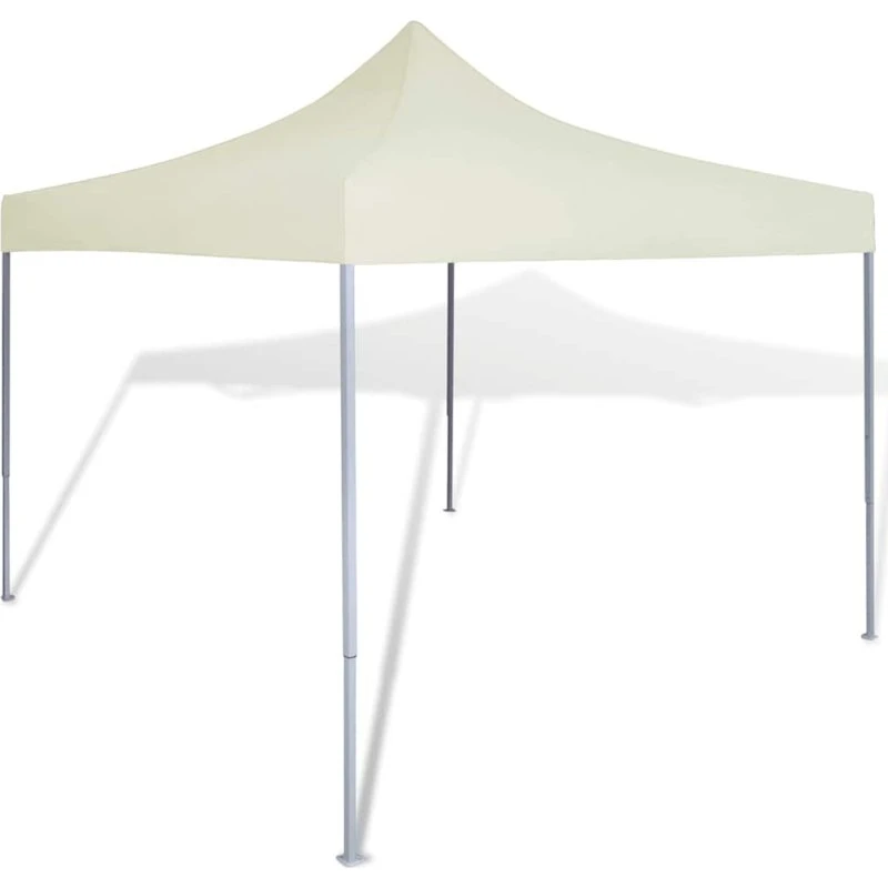 vidaXL foldbart pop-up telt 3x3 m, creme