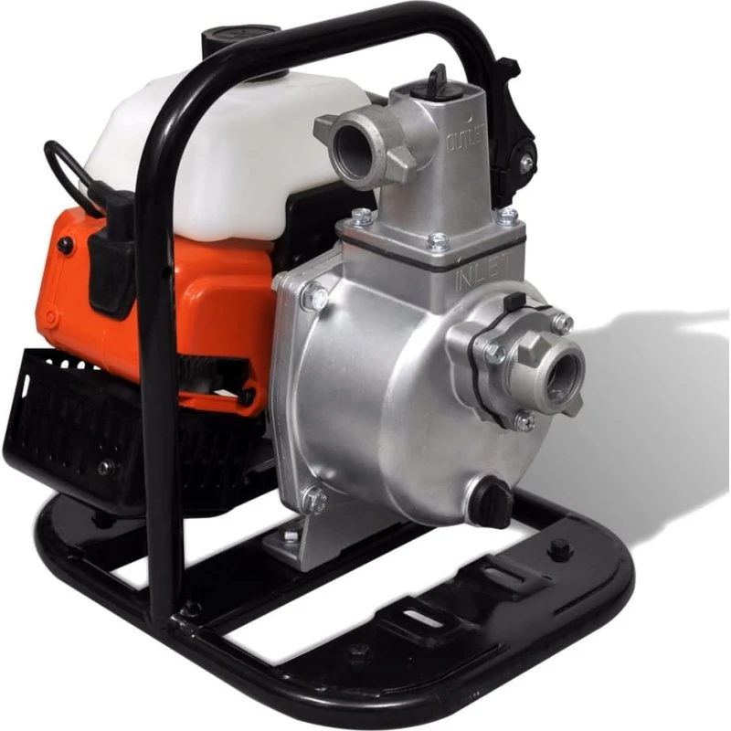 vidaXL benzindrevet vandpumpe 2-takts 1,2 kW 0,95 l