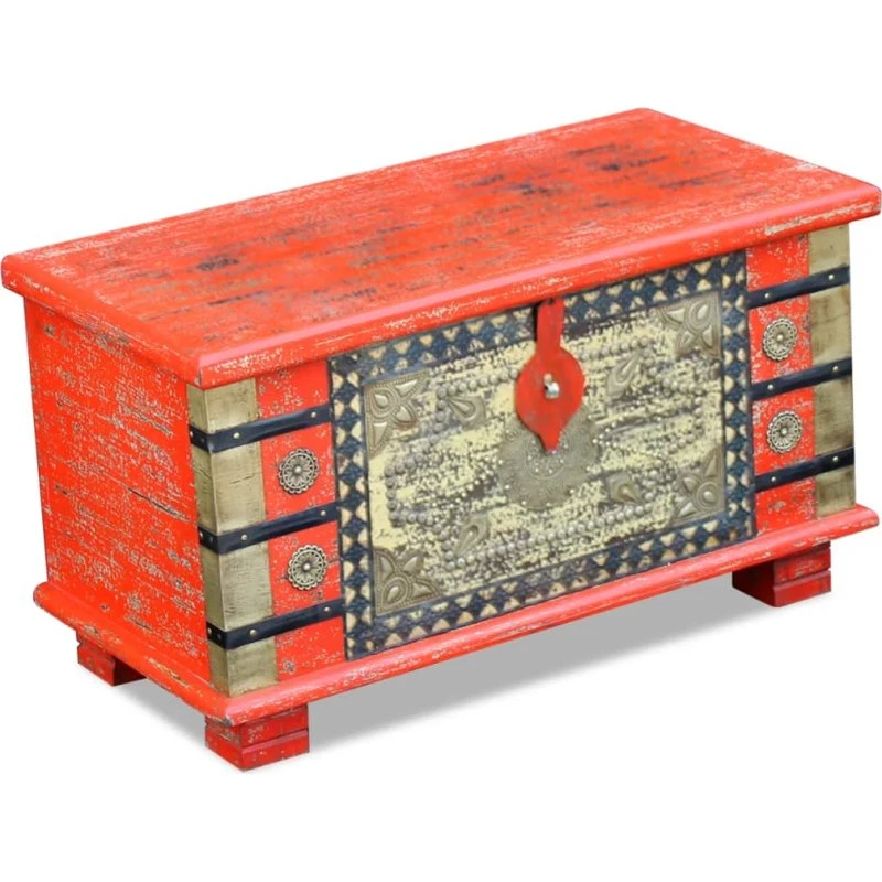 Mangotræ Opbevaringskiste, Rød