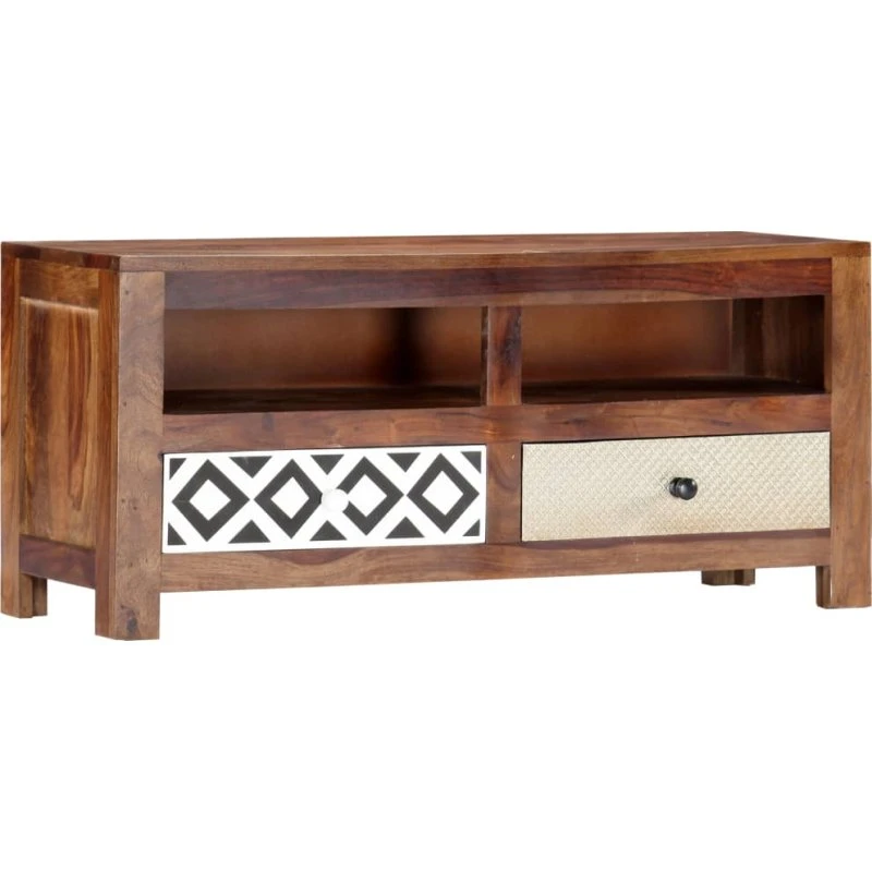 vidaXL tv-skab 90x30x40 cm i massivt akacietræ