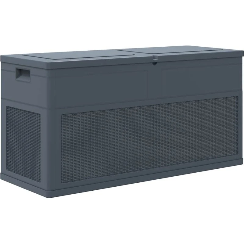 vidaXL hyndeboks 320 L antracitgrå