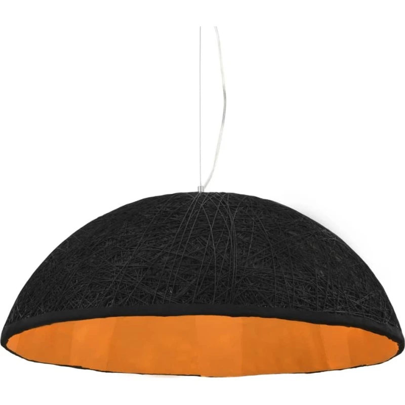 vidaXL Pendellampe Ø70 cm E27 – Sort/Guldfarvet