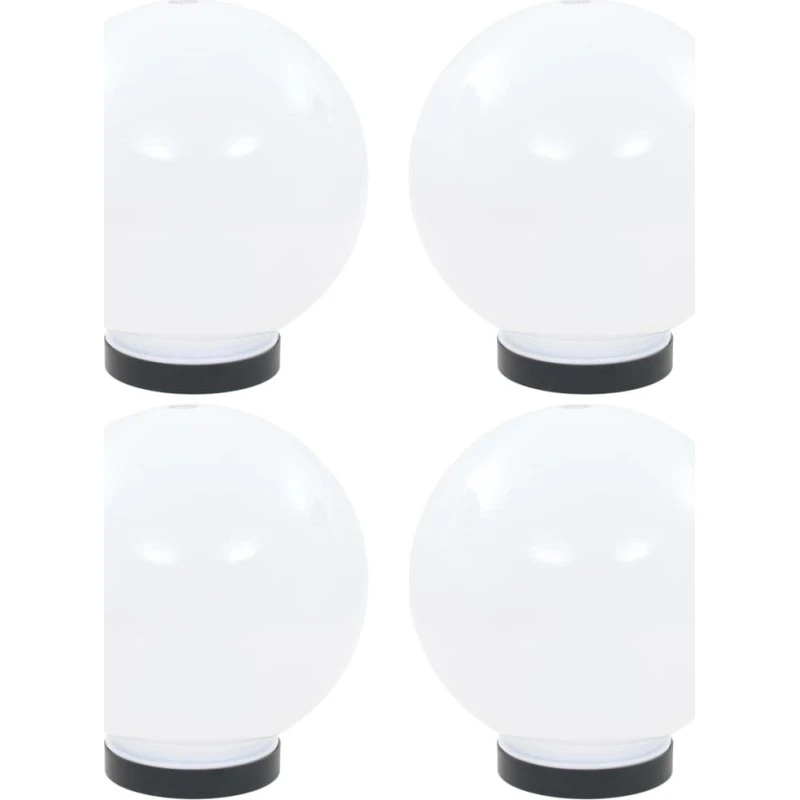 vidaXL LED-kuglelamper 4 stk. 20 cm PMMA (E27)