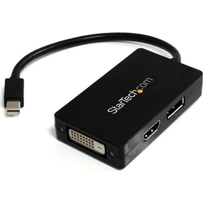 StarTech Mini DisplayPort til HDMI/DVI/DisplayPort adapter, sort