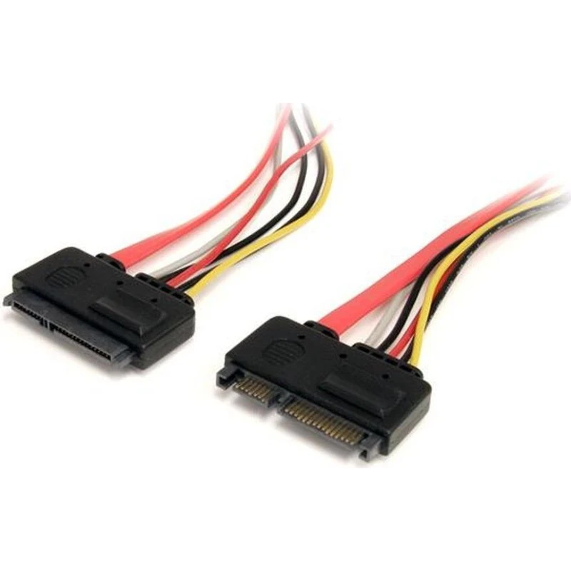 StarTech SATA22PEXT SATA-forlængerkabel 30,5 cm rød (6 Gbps)
