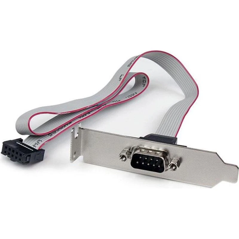 StarTech PLATE9M16LP lavprofil DB9 (han) til 10-pin IDC - grå