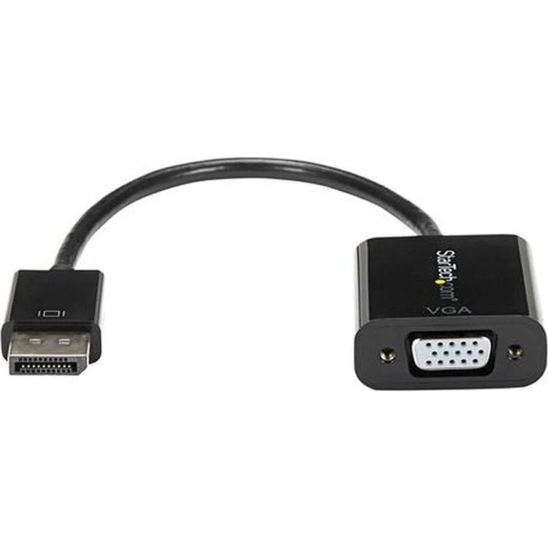 StarTech DisplayPort til VGA-adapter DP2VGA3 (aktiv, 1080p, sort)
