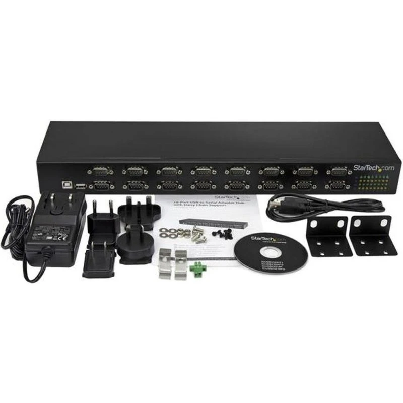 StarTech.com ICUSB23216FD – 16x RS-232 USB-rack (sort)