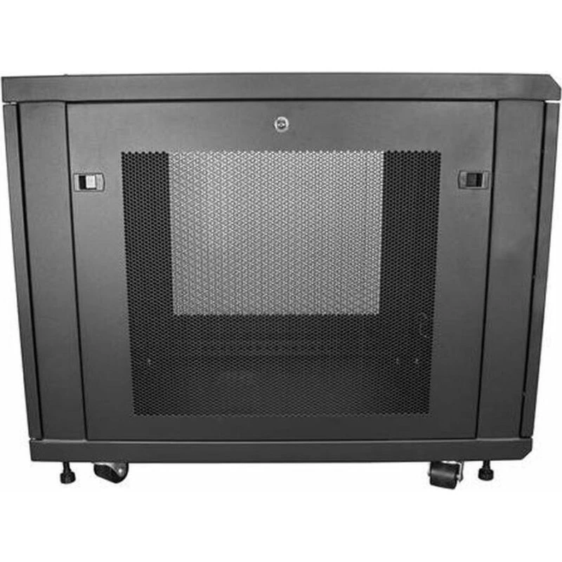 StarTech.com 12U 19\" 4-post serverrack, justerbar dybde, sort