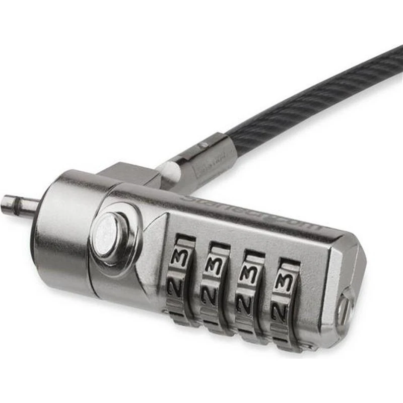 StarTech LTLOCK4D 4-cifret kombinationskabel 2 m, sølv