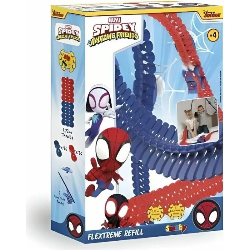 Smoby Spidey & His Amazing Friends Flextreme racerbane - multifarvet