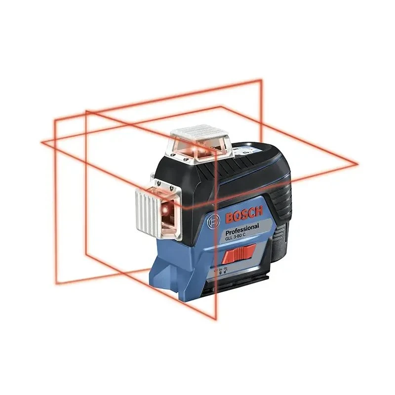 Bosch GLL 3-80 C 3x360° linjelaser (Bluetooth, IP54)