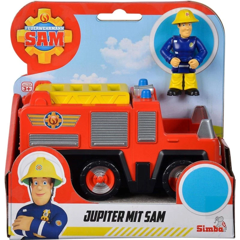 Simba Brandmand Sam Jupiter brandbil med figur