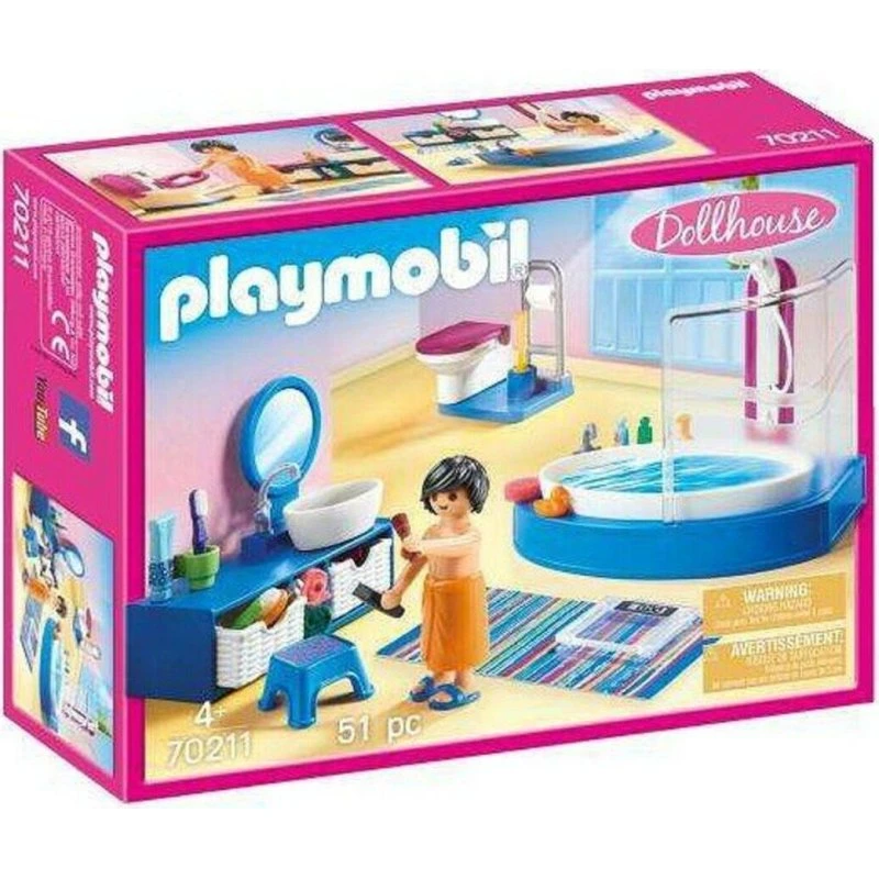 Playmobil Dollhouse Badeværelse 70211 – 51 dele