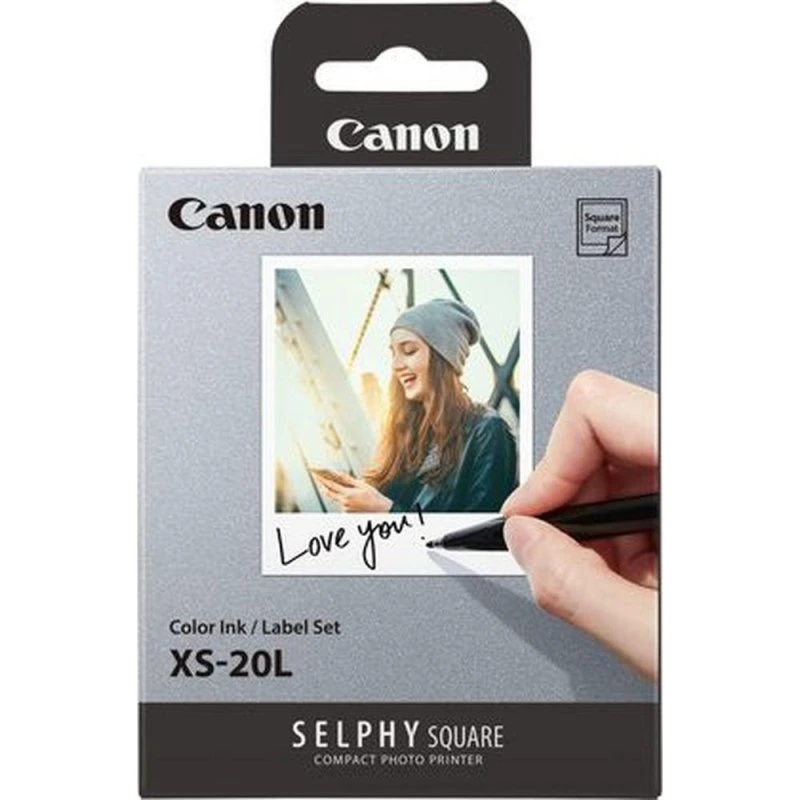 Canon XS-20L Selphy Square fotopapir 20 ark - hvid