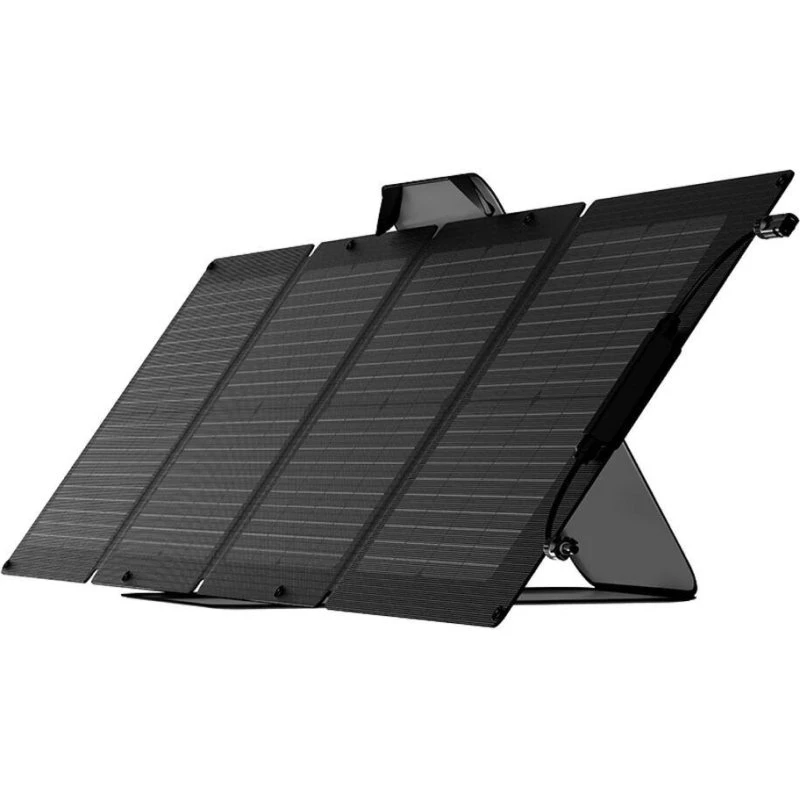 EcoFlow 110 W foldbart solpanel Gen 2 (sort)