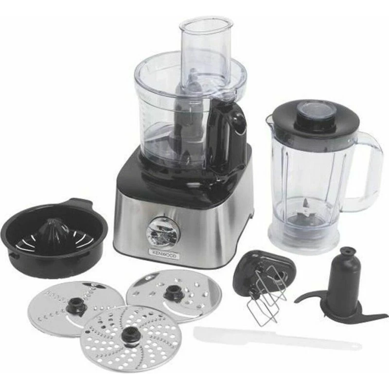 Kenwood FDM301SS Foodprocessor 800 W – 2,1 L skål, 1,5 L blender