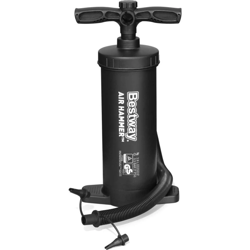 Bestway Air Hammer håndpumpe 37 cm – 2,8 L, sort