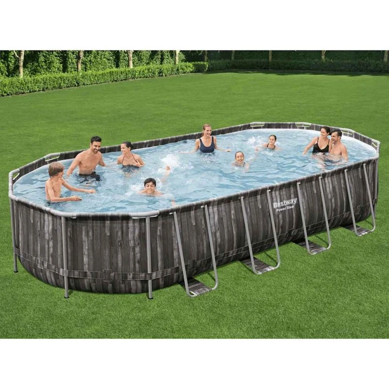 Bestway oval swimmingpool 7,32x3,66x1,22 m